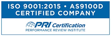 PRI Certification | ISO 9001, AS9100
